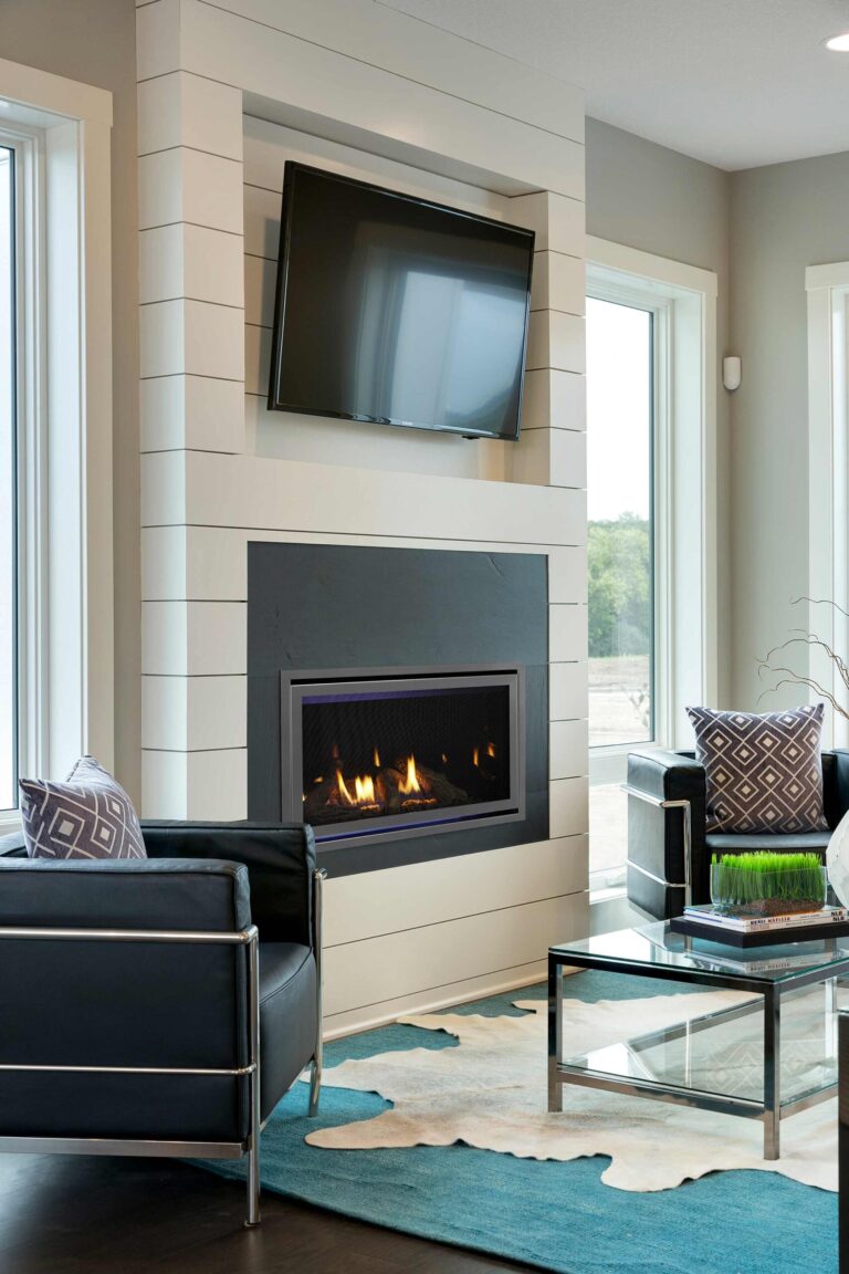 Contemporary Gas Fireplace
